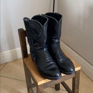 Real Black Lizard Boots size 9/5